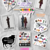 Random stickers from "The Stalker's Playlist" (three will be randomly selected out of the nine options)
