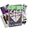 Exclusive Bundle Package features the book, "The Stalker's Playlist" two cardstock- colored character prints & three random stickers, with a bookmark.